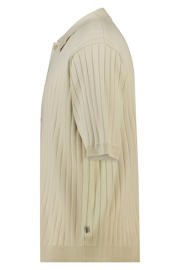 thumbnail: America Today relaxed casual overhemd gebreid beige