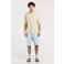 America Today relaxed casual overhemd gebreid beige