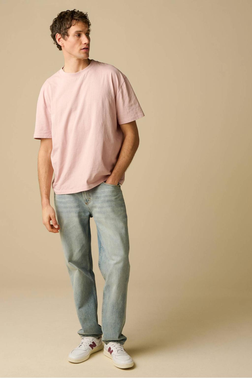 Sissy-Boy regular T-shirt met backprint roze