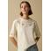 Sissy-Boy T-shirt ecru broderie