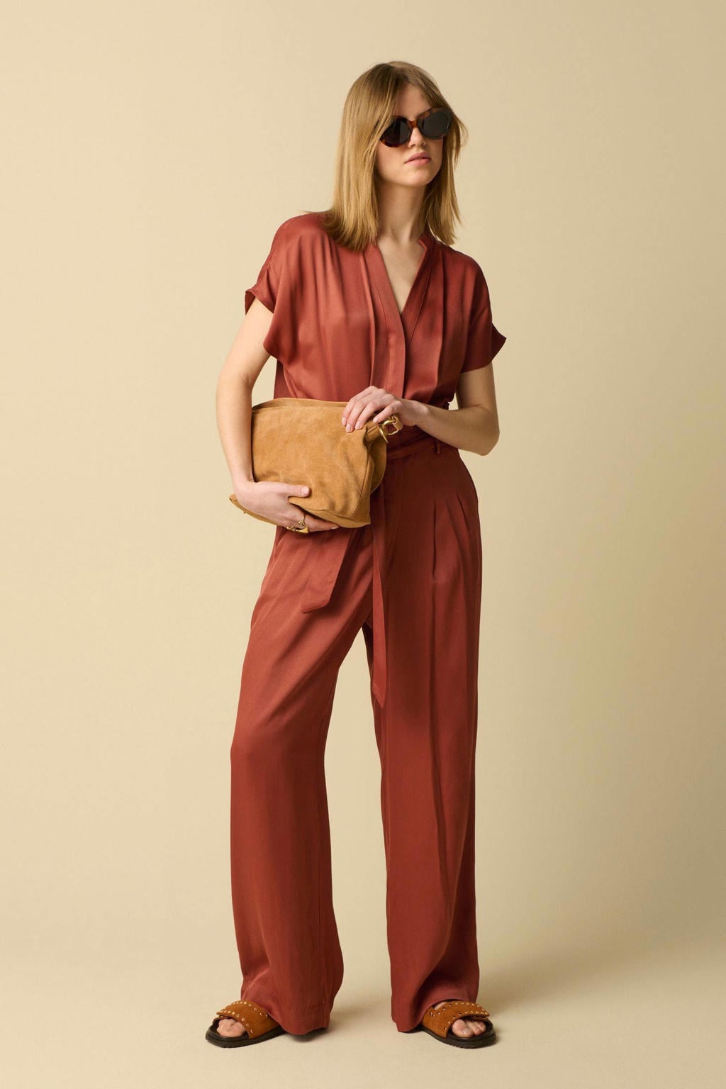 Sissy-Boy jumpsuit donkerrood