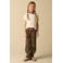 Sissy-Boy casual broek met panterprint bruin