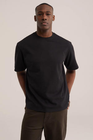 boxy T-shirt zwart