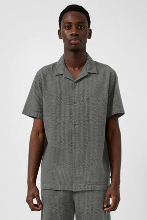 relaxed casual overhemd grijs