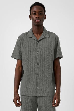 relaxed casual overhemd grijs