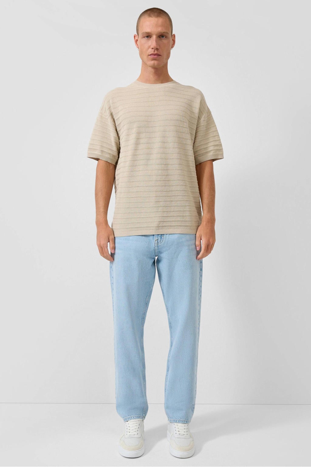 QS straight leg jeans lichtblauw