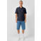 QS regular polo donkerblauw