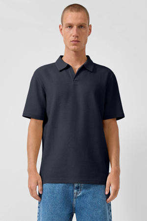 regular polo donkerblauw