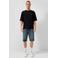 s.Oliver T-shirt met backprint zwart