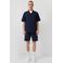 QS relaxed casual overhemd donkerblauw