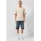 QS relaxed T-shirt beige
