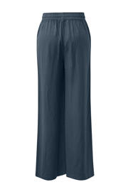 thumbnail: QS regular waist casual broek met linnen donkerblauw