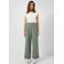 QS wide leg regular waist broek kaki