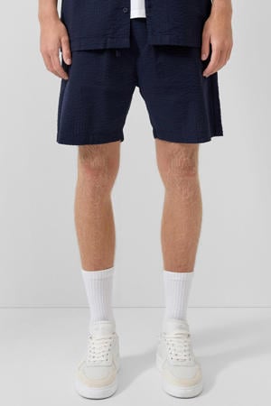 regular casual short donkerblauw