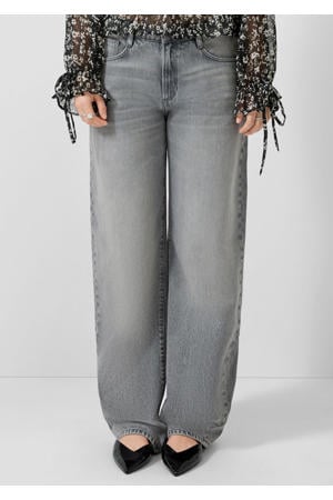 barrel jeans grey denim