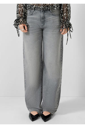 barrel jeans grey denim