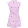 KIDS ONLY GIRL gestreepte korte jurk met hartjes roze