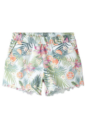 regular waist casual short lichtblauw