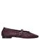 Sacha leren ballerina's bordeaux