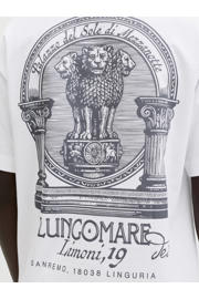 thumbnail: JACK & JONES ORIGINALS relaxed T-shirt met backprint wit