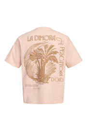 thumbnail: JACK & JONES ORIGINALS relaxed T-shirt met backprint roze