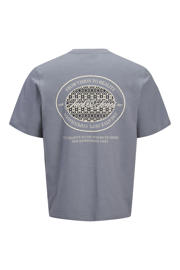 thumbnail: JACK & JONES ORIGINALS regular T-shirt met backprint paars