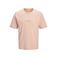JACK & JONES ORIGINALS regular T-shirt met backprint lichtroze