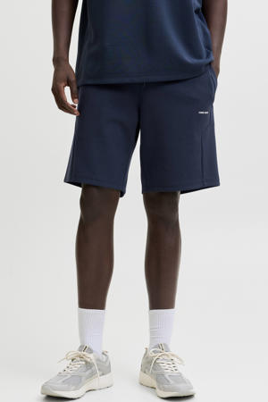 JPSTGORDON regular sweatshort donkerblauw