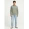 JACK & JONES ESSENTIALS regular casual overhemd met linnen groen