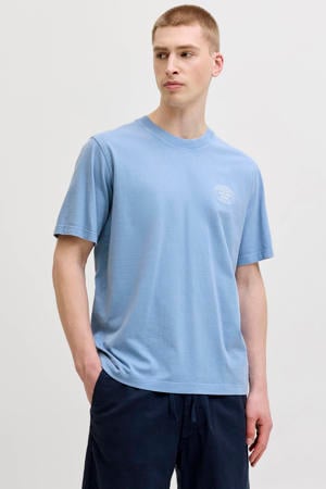 relaxed T-shirt blauw
