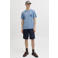 JACK & JONES PREMIUM regular T-shirt met backprint blauw