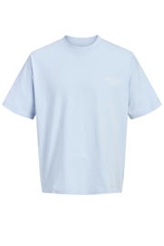 thumbnail: JACK & JONES ORIGINALS relaxed T-shirt met backprint lichtblauw