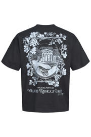 thumbnail: JACK & JONES ORIGINALS relaxed T-shirt met backprint zwart