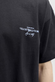 thumbnail: JACK & JONES ORIGINALS relaxed T-shirt met backprint zwart