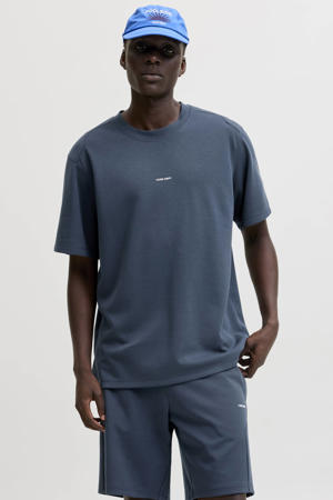 relaxed T-shirt donkerblauw