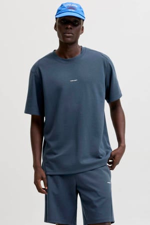 relaxed T-shirt donkerblauw