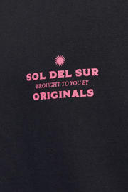 thumbnail: JACK & JONES ORIGINALS oversized T-shirt met backprint zwart