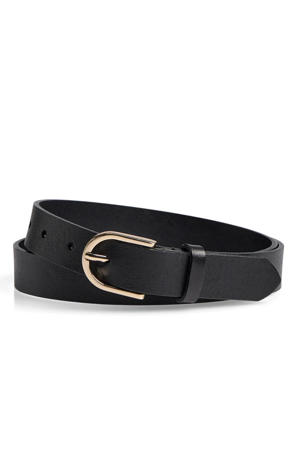 leren riem Tayla zwart