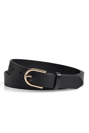 leren riem Tayla zwart