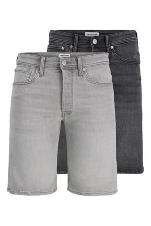 JJIRICK JJORIGINAL regular short grey denim - (set van 2)