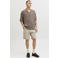 JACK & JONES PANTS STUDIO JPSTRICK regular casual short beige