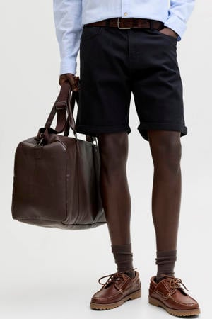 JPSTRICK regular casual short donkerblauw