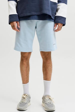 JPSTGORDON regular sweatshort lichtblauw