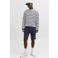 JACK & JONES PANTS STUDIO JPSTGORDON regular sweatshort donkerblauw