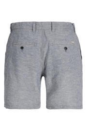thumbnail: JACK & JONES PANTS STUDIO JPSTACE relaxed chino short met linnen blauw