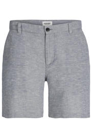 thumbnail: JACK & JONES PANTS STUDIO JPSTACE relaxed chino short met linnen blauw