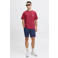 JACK & JONES PANTS STUDIO JPSTACE relaxed chino short met linnen donkerblauw