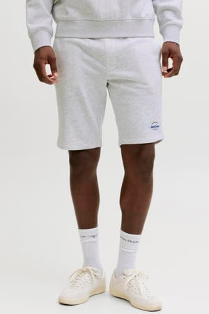 JPSTGORDON regular sweatshort lichtgrijs