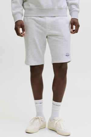 JPSTGORDON regular sweatshort lichtgrijs