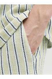 thumbnail: JACK & JONES PANTS STUDIO JPSTJAIDEN relaxed gestreepte casual short gebreid beige